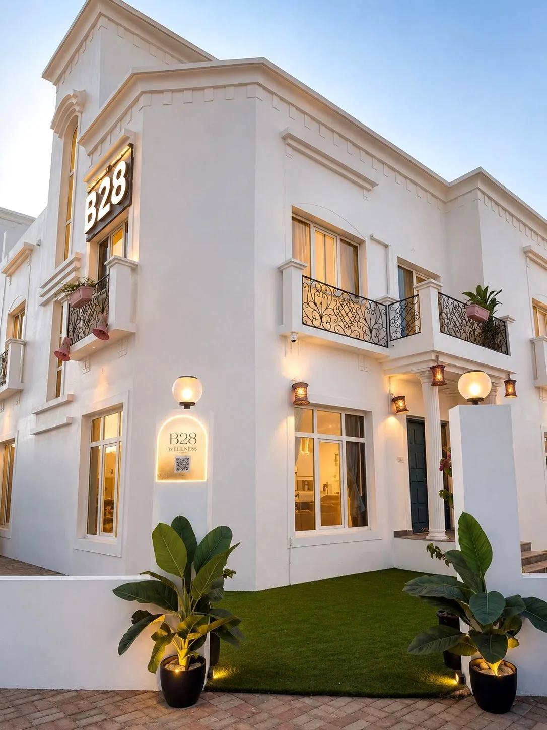 B28 Wellness & Beauty villa exterior in Azaiba, Muscat